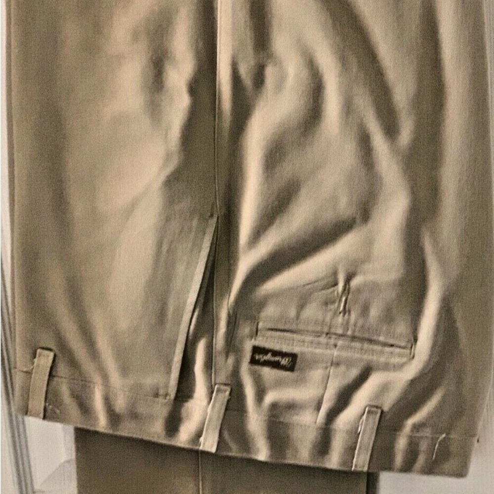 Wrangler Tan Chinos Classic Cotton-Blend